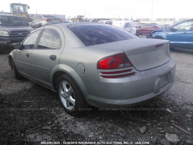 1B3EL36RX4N264308 - 2004 DODGE STRATUS SE GRAY photo 3