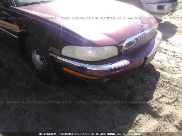 1G4CW52K7Y4141834 - 2000 BUICK PARK AVENUE  MAROON photo 6