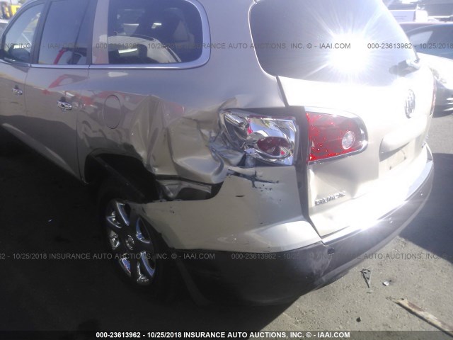 5GALVBED1AJ246283 - 2010 BUICK ENCLAVE CXL TAN photo 6