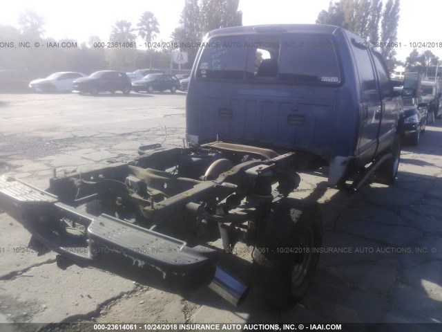 1FTSW31P44EA31720 - 2004 FORD F350 SRW SUPER DUTY BLUE photo 4