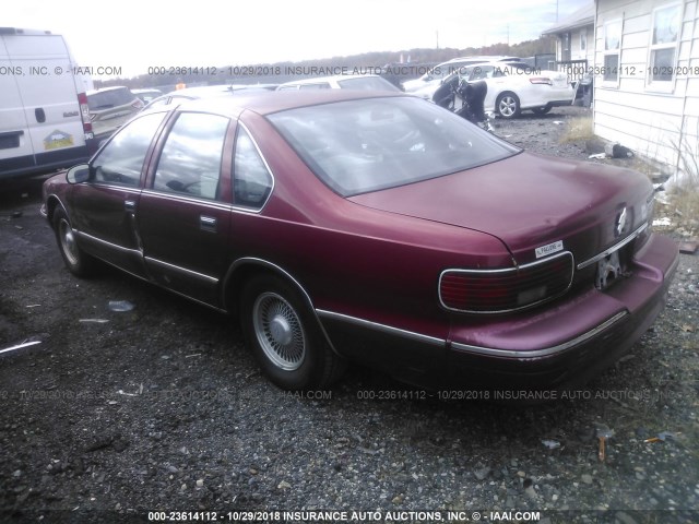 1G1BL52P6TR172713 - 1996 CHEVROLET CAPRICE / IMPALA CLASSIC/SS RED photo 3
