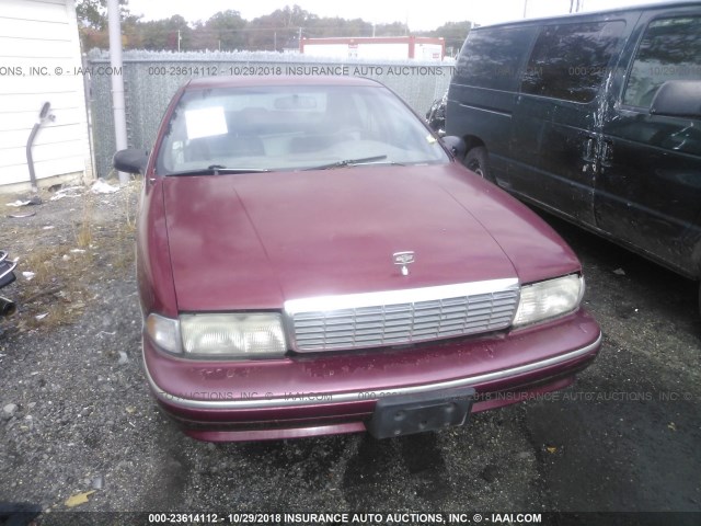 1G1BL52P6TR172713 - 1996 CHEVROLET CAPRICE / IMPALA CLASSIC/SS RED photo 6