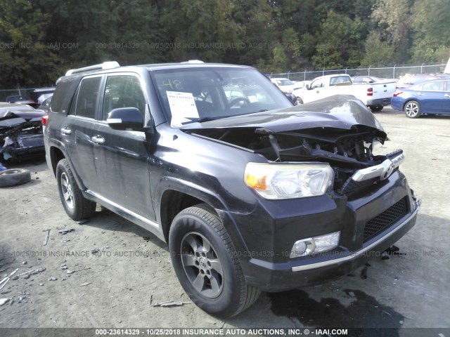 JTEBU5JR8A5032167 - 2010 TOYOTA 4RUNNER SR5/LIMITED/TRAIL BLACK photo 1