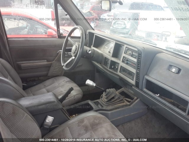 1JCML7844JT131228 - 1988 JEEP CHEROKEE LAREDO GRAY photo 5