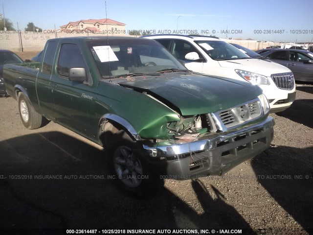 1N6DD26S2WC329586 - 1998 NISSAN FRONTIER KING CAB XE/KING CAB SE GREEN photo 1