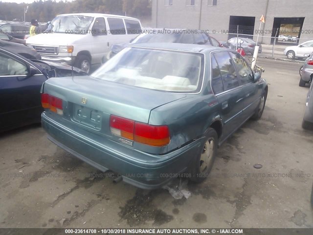 1HGCB7691PA072787 - 1993 HONDA ACCORD 10TH ANNIVERSARY GREEN photo 4