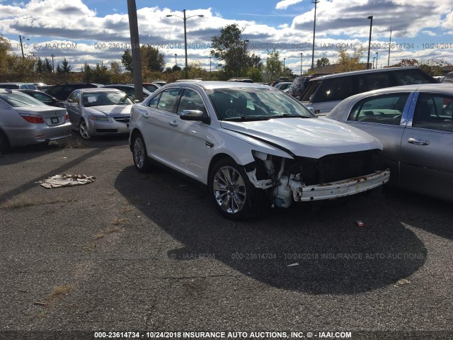 1FAHP2FW5CG143100 - 2012 FORD TAURUS LIMITED WHITE photo 1