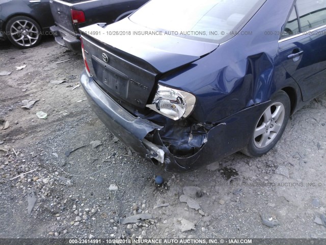 JTDBF32K120023152 - 2002 TOYOTA CAMRY LE/XLE/SE BLUE photo 6