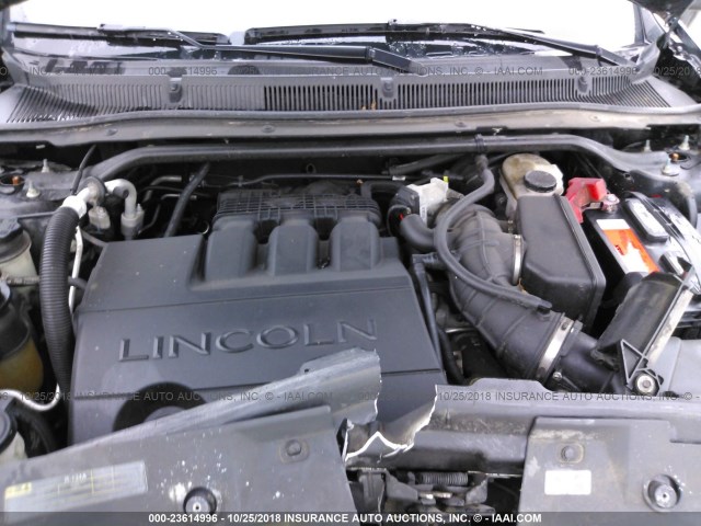 1LNHM94R39G609460 - 2009 LINCOLN MKS BLACK photo 10