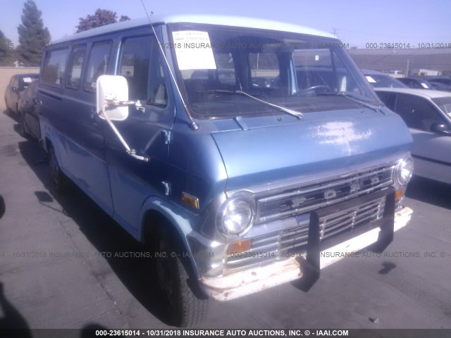 E32GHR02133 - 1973 FORD VAN BLUE photo 1