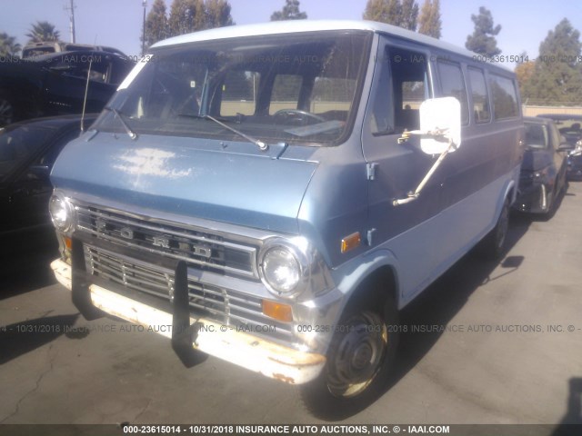 E32GHR02133 - 1973 FORD VAN BLUE photo 2