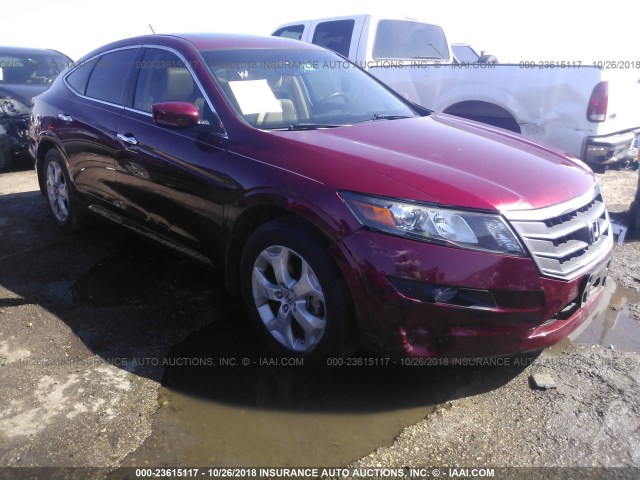 5J6TF1H57BL003281 - 2011 HONDA ACCORD CROSSTOUR EXL RED photo 1