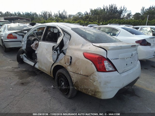 3N1CN7AP4HL814947 - 2017 NISSAN VERSA S/S PLUS/SV/SL WHITE photo 3