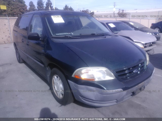 2FMZA5148YBA43932 - 2000 FORD WINDSTAR LX GREEN photo 1