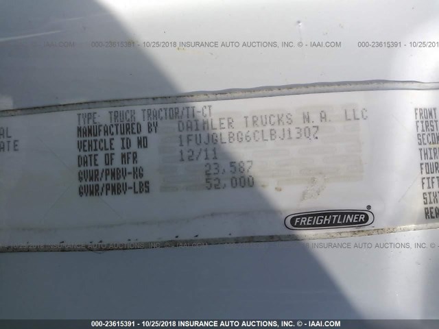 1FUJGLBG6CLBJ1307 - 2012 FREIGHTLINER CASCADIA 125  Unknown photo 10