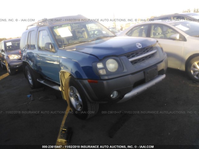 5N1MD28T92C508755 - 2002 NISSAN XTERRA SE/SC BLUE photo 1