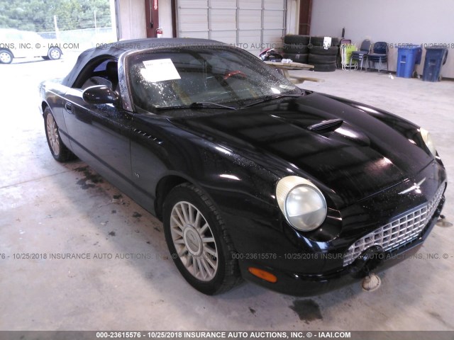 1FAHP60A04Y109582 - 2004 FORD THUNDERBIRD  BLACK photo 1