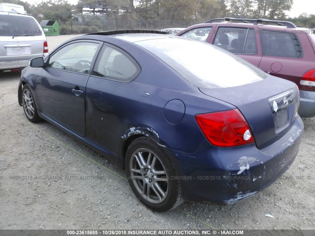 JTKDE177270172528 - 2007 TOYOTA SCION TC 蓝色 照片 3