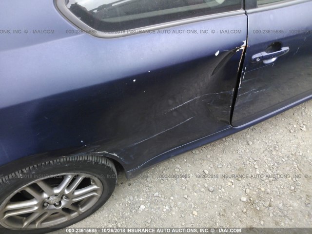JTKDE177270172528 - 2007 TOYOTA SCION TC 蓝色 照片 6