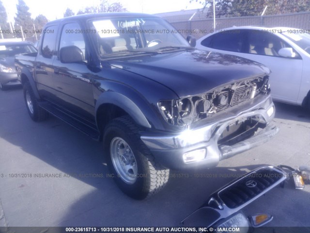 5TEGN92N01Z797770 - 2001 TOYOTA TACOMA DOUBLE CAB PRERUNNER BLACK photo 1