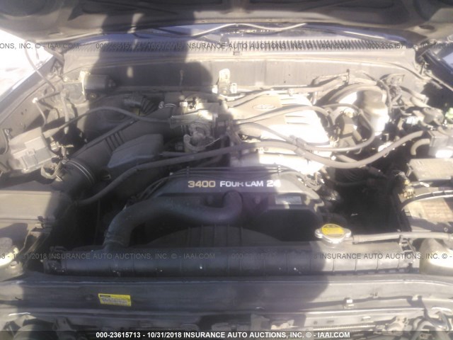 5TEGN92N01Z797770 - 2001 TOYOTA TACOMA DOUBLE CAB PRERUNNER BLACK photo 10