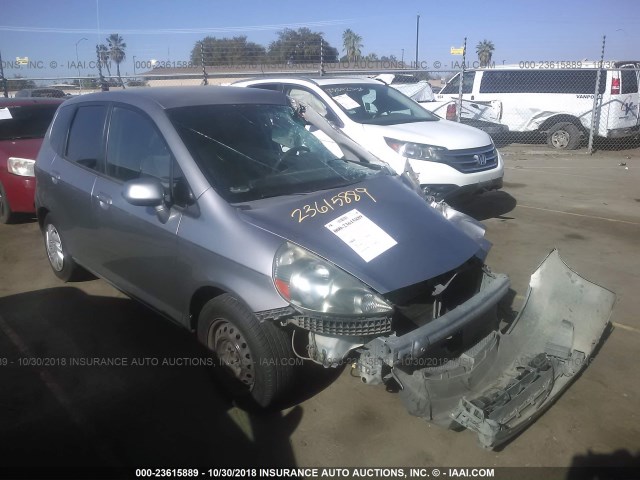 JHMGD384X7S042846 - 2007 HONDA FIT SILVER photo 1