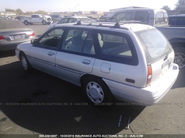 3FASP15J0SR116383 - 1995 FORD ESCORT LX/SPORT SILVER photo 3