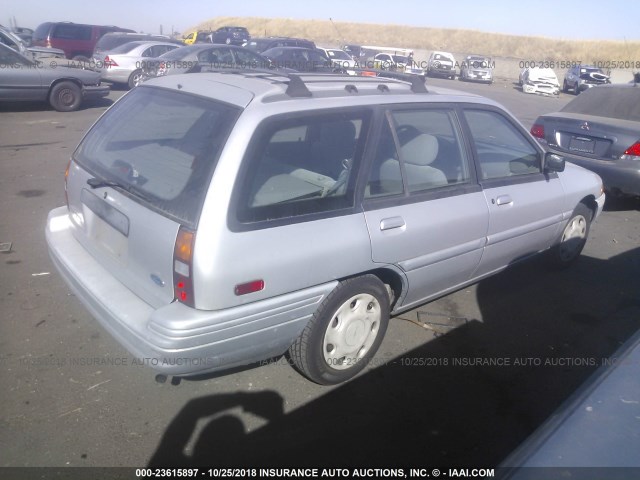 3FASP15J0SR116383 - 1995 FORD ESCORT LX/SPORT SILVER photo 4