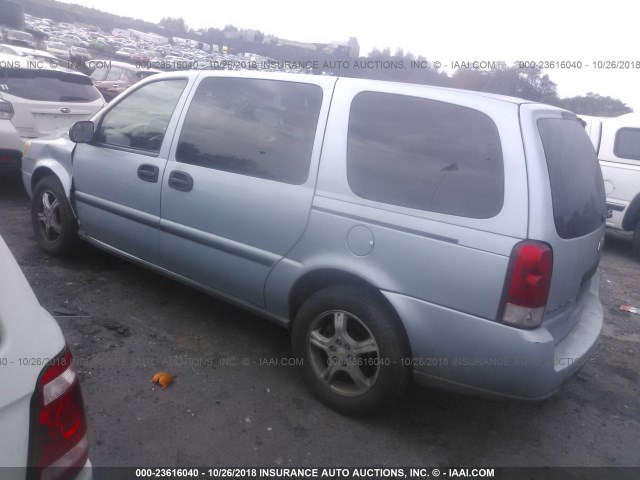 1GNDV23187D197500 - 2007 CHEVROLET UPLANDER LS Light Blue photo 3