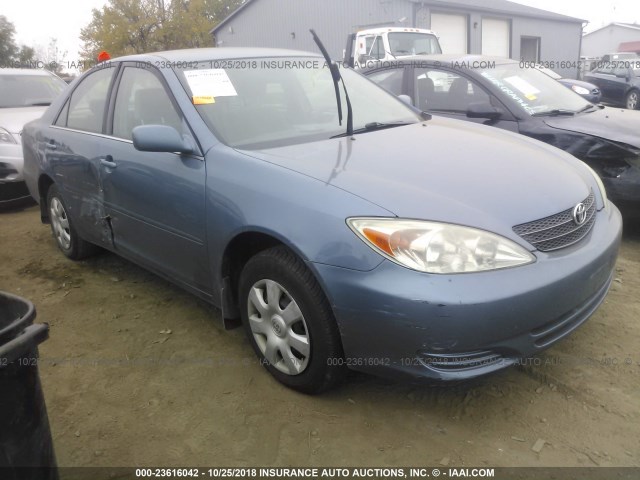4T1BE32K73U787578 - 2003 TOYOTA CAMRY LE/XLE/SE BLUE photo 1