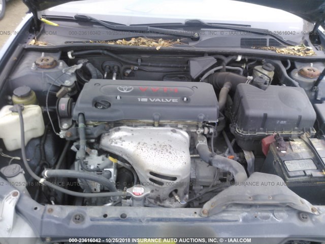 4T1BE32K73U787578 - 2003 TOYOTA CAMRY LE/XLE/SE BLUE photo 10