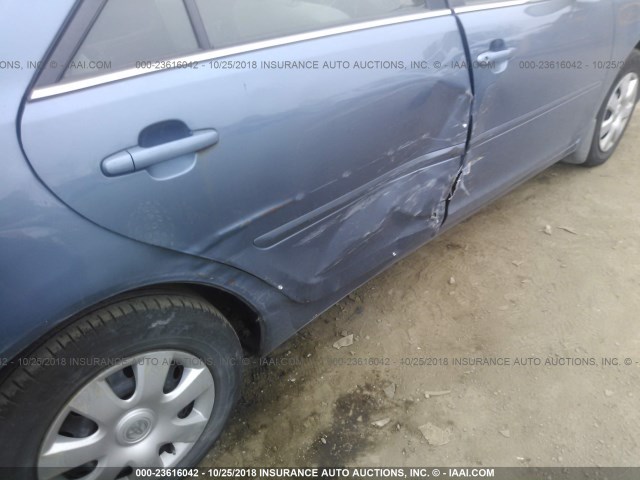 4T1BE32K73U787578 - 2003 TOYOTA CAMRY LE/XLE/SE BLUE photo 6