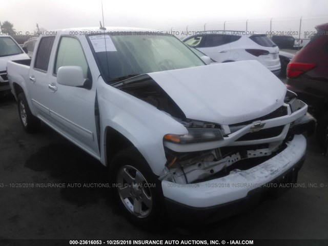 1GCDSCF95C8134656 - 2012 CHEVROLET COLORADO LT WHITE photo 1