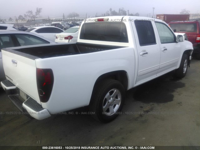 1GCDSCF95C8134656 - 2012 CHEVROLET COLORADO LT WHITE photo 4