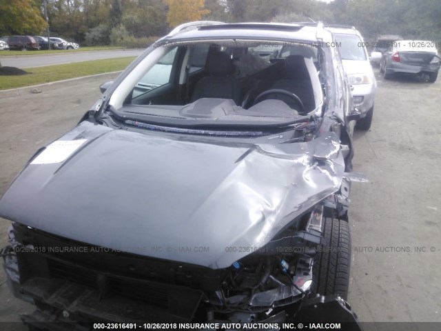 1FMCU9J97JUB94423 - 2018 FORD ESCAPE TITANIUM Gri fotoğraf 6