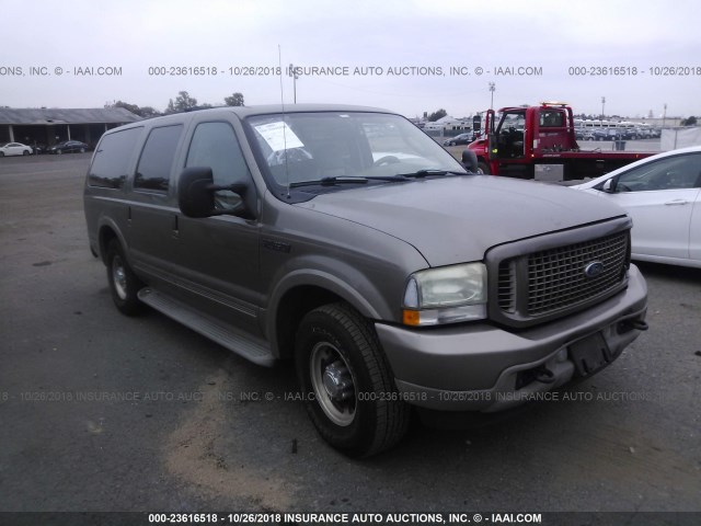 1FMNU44L74EB11851 - 2004 FORD EXCURSION EDDIE BAUER GRAY photo 1