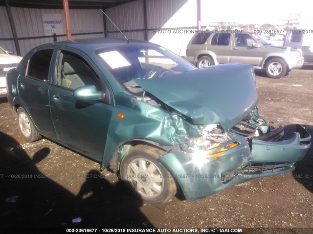 KL1TJ52654B192851 - 2004 CHEVROLET AVEO LS GREEN photo 1
