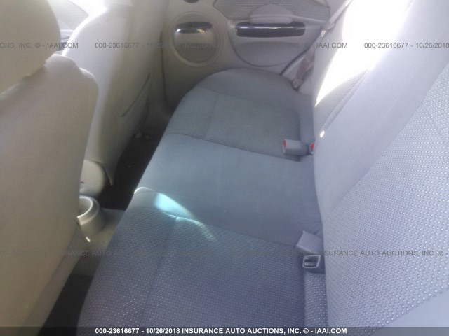 KL1TJ52654B192851 - 2004 CHEVROLET AVEO LS GREEN photo 8