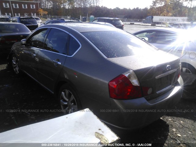 JNKAY01F87M461349 - 2007 INFINITI M35 SPORT GRAY photo 3