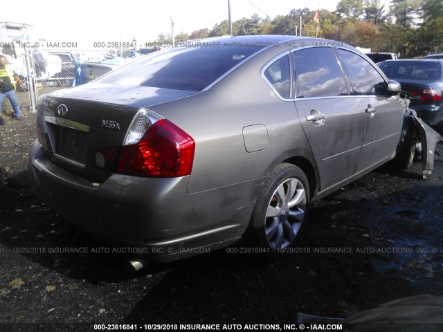 JNKAY01F87M461349 - 2007 INFINITI M35 SPORT GRAY photo 4