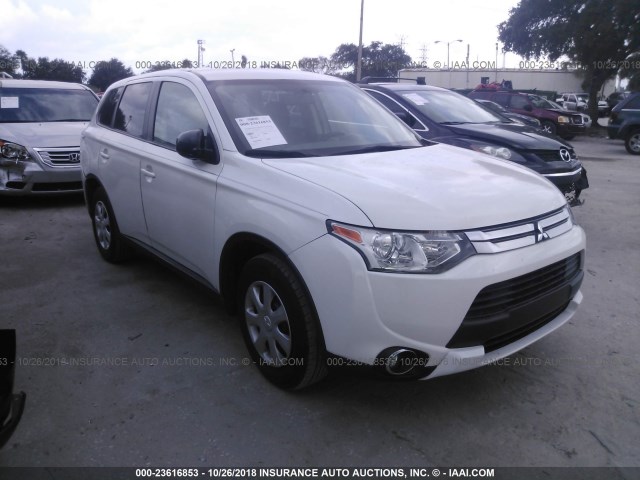 JA4AD2A33FZ012560 - 2015 MITSUBISHI OUTLANDER ES WHITE photo 1