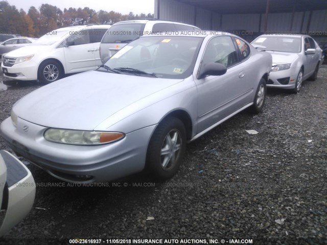 1G3NL12E73C132431 - 2003 OLDSMOBILE ALERO GL SILVER photo 2