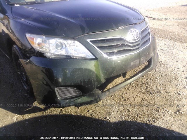 4T1BF3EKXBU599354 - 2011 TOYOTA CAMRY SE/LE/XLE GREEN photo 6