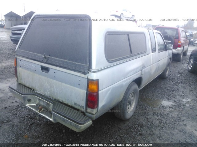 1N6HD16S5MC313035 - 1991 NISSAN TRUCK KING CAB SE SILVER photo 4