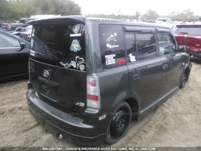 JTLKT324440164329 - 2004 TOYOTA SCION XB Сұр фото 4