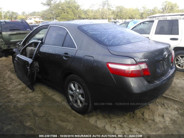 4T1BE46K18U761534 - 2008 TOYOTA CAMRY CE/LE/XLE/SE GRAY photo 3