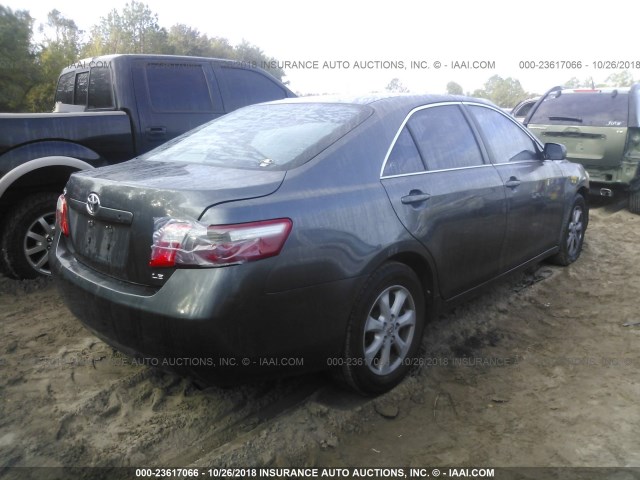 4T1BE46K18U761534 - 2008 TOYOTA CAMRY CE/LE/XLE/SE GRAY photo 4