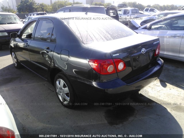 1NXBR32EX6Z669396 - 2006 TOYOTA COROLLA CE/LE/S BLACK photo 3