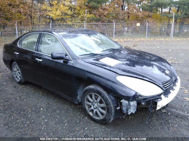 JTHBF30G330103938 - 2003 LEXUS ES 300 BLACK photo 1