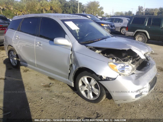 2T1KR32E34C204294 - 2004 TOYOTA COROLLA MATRIX XR SILVER photo 1